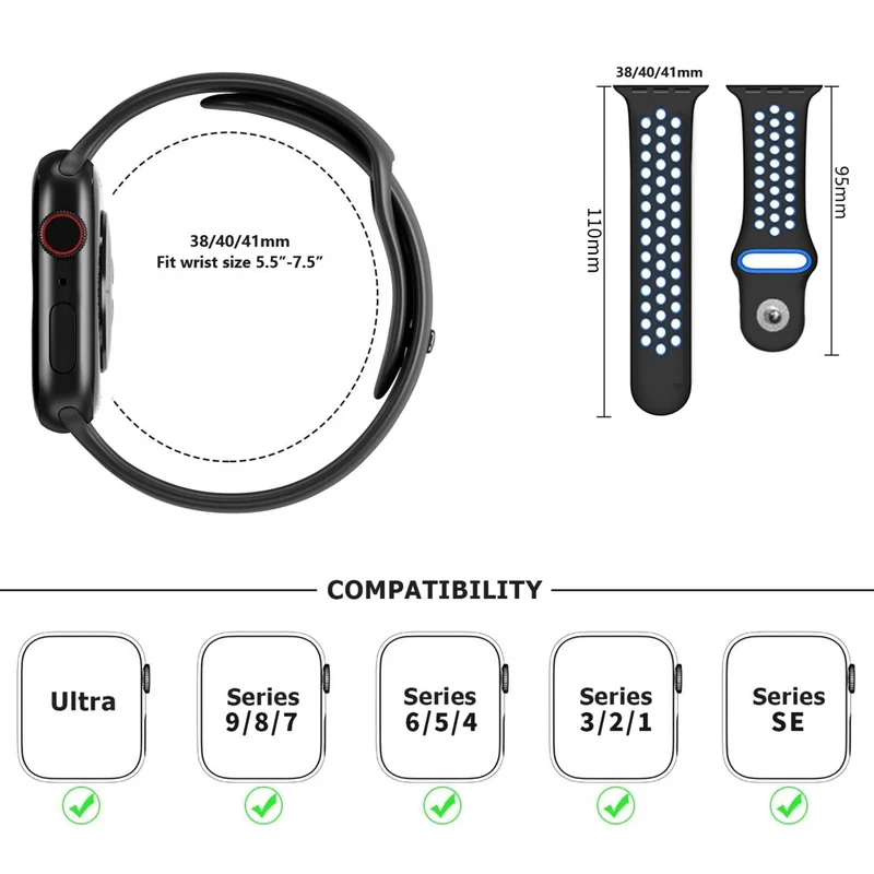 Megasüß Apple Smartwatch Silikon Universell Armband