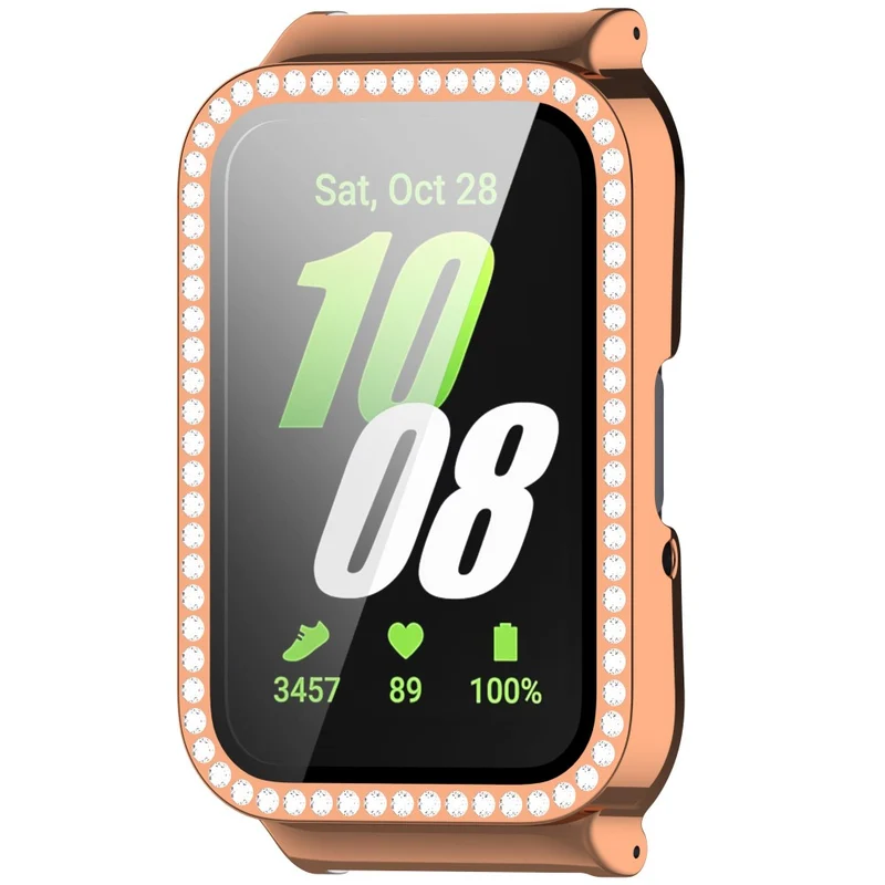 Unglaublich Stylisch Samsung Galaxy Fit 3 Hülle mit Displayschutz in Glas und Strass