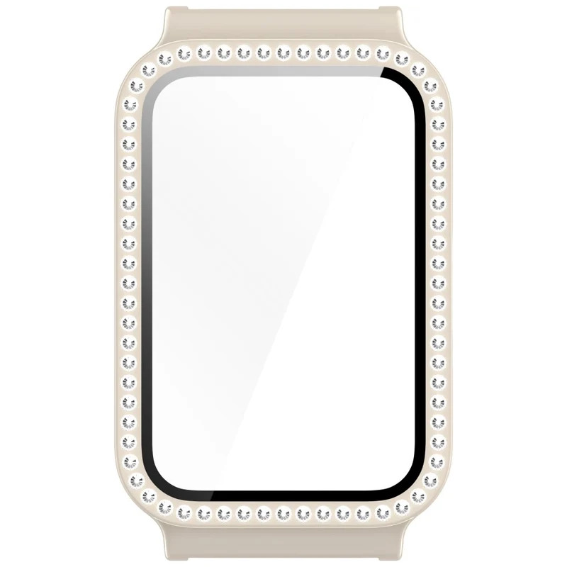 Unglaublich Stylisch Samsung Galaxy Fit 3 Hülle mit Displayschutz in Glas und Strass