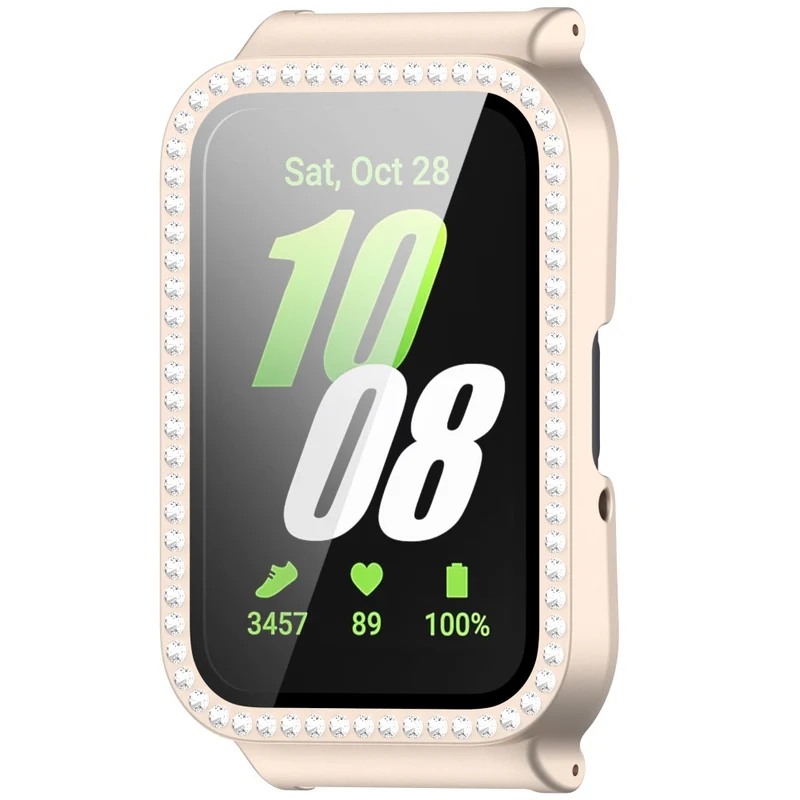 Unglaublich Stylisch Samsung Galaxy Fit 3 Hülle mit Displayschutz in Glas und Strass