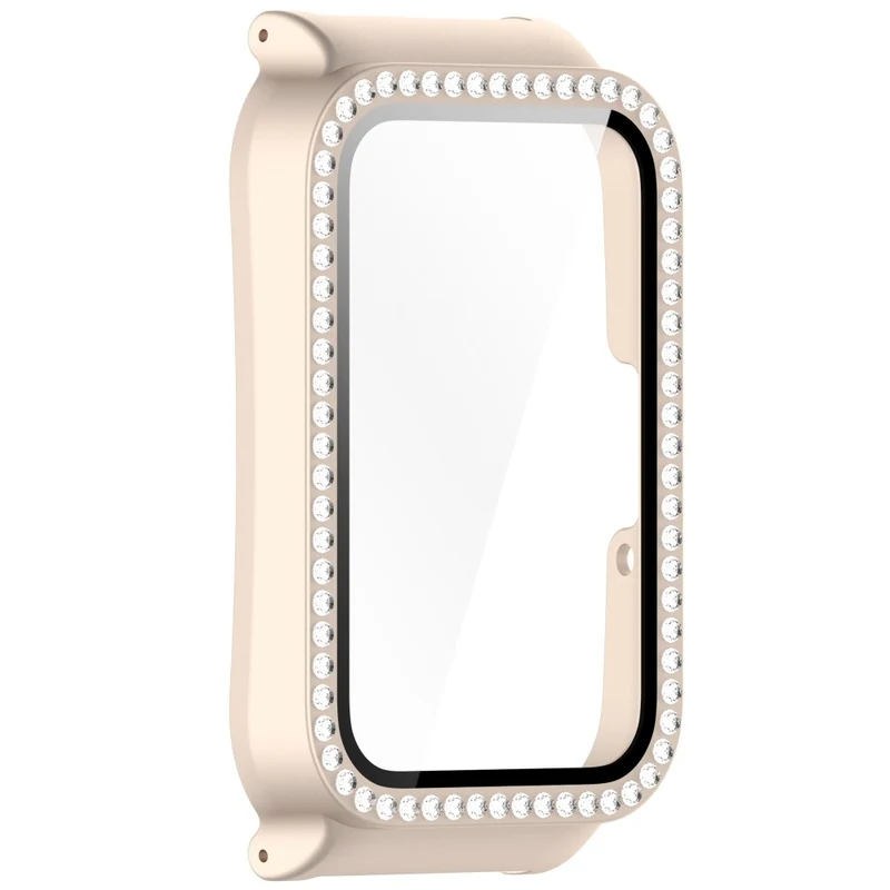 Unglaublich Stylisch Samsung Galaxy Fit 3 Hülle mit Displayschutz in Glas und Strass