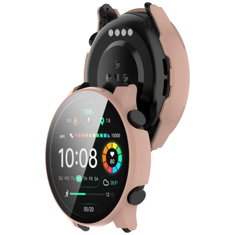 Super Gut Haylou Solar Plus RT3 / Haylou Solar Plus LS16 Universell Hülle mit Displayschutz in Glas