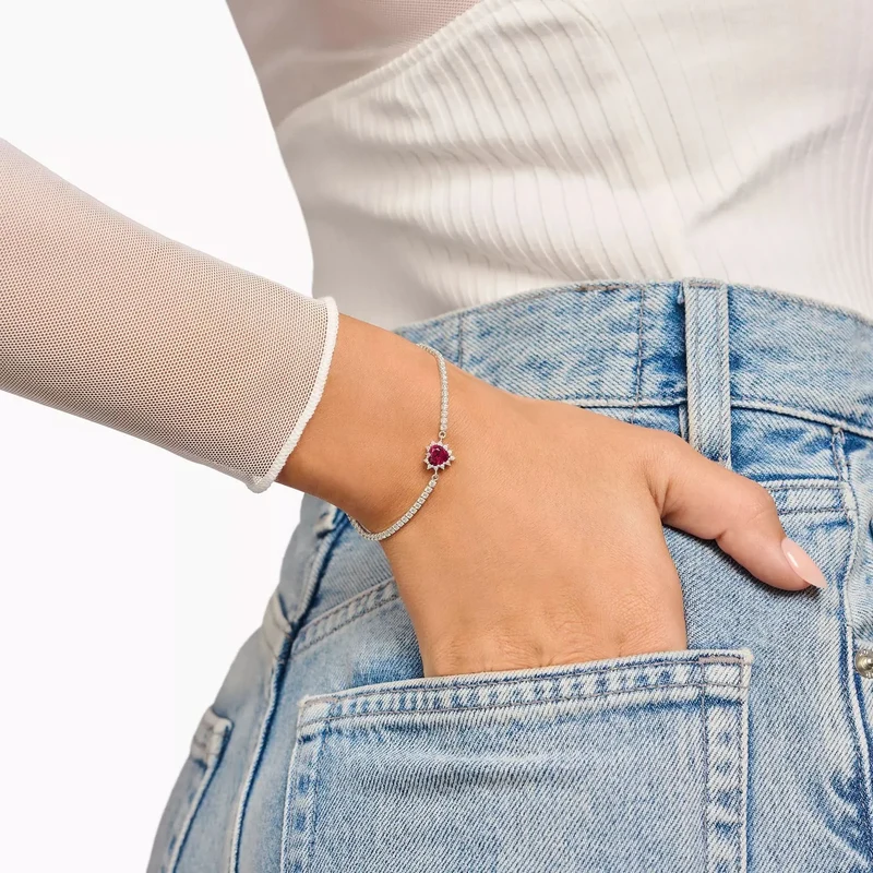 Herz-Armband Romance Silber