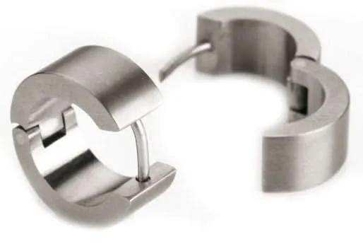 Damen-Ohrringe, Titanium, 15x6 mm - Boccia Modell: 0503-01