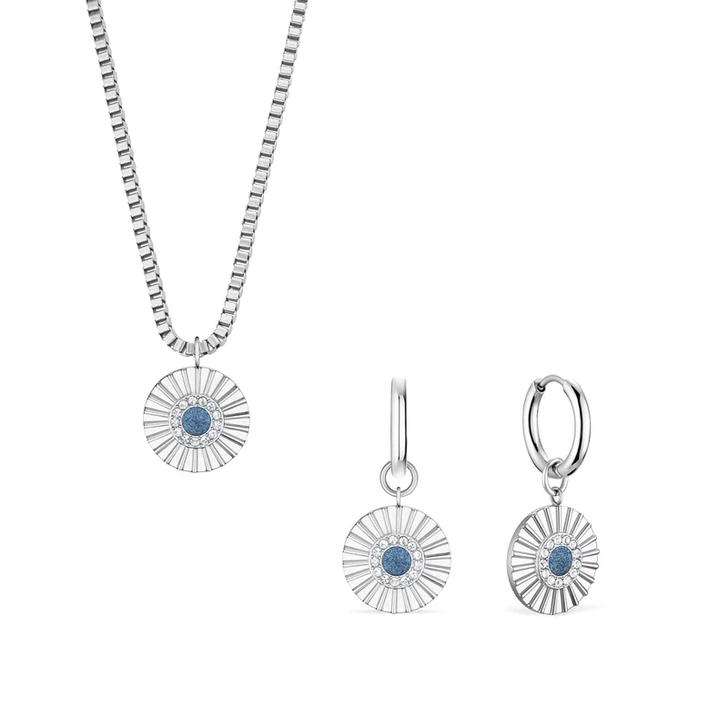 Arctic Flowers Set steel blue
