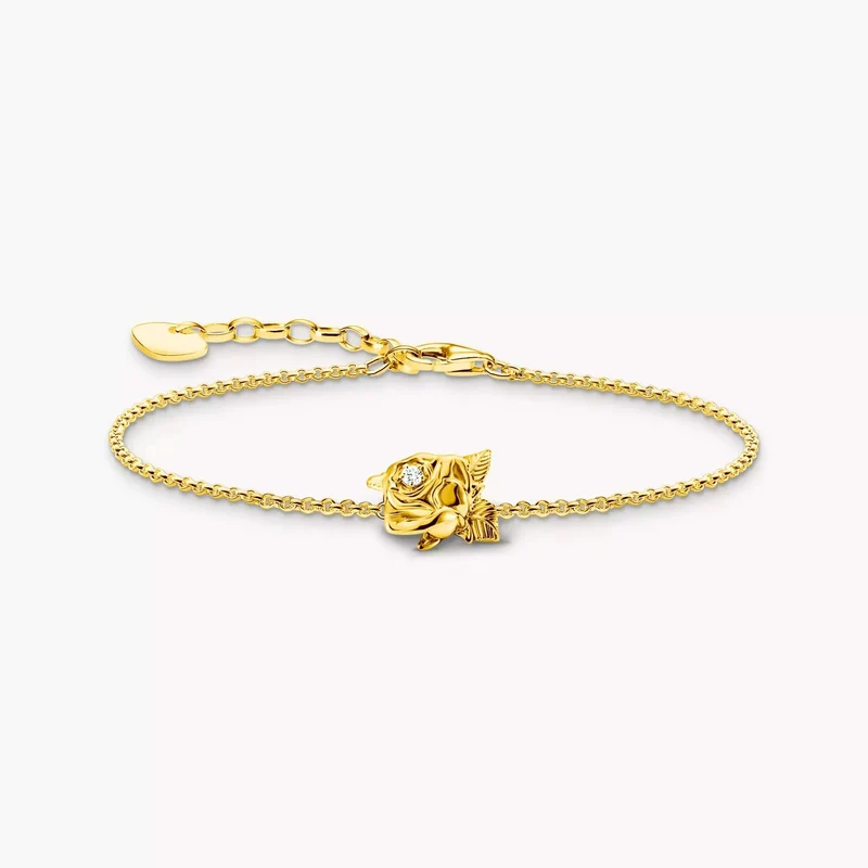 Armband Rose Roses Romance vergoldet
