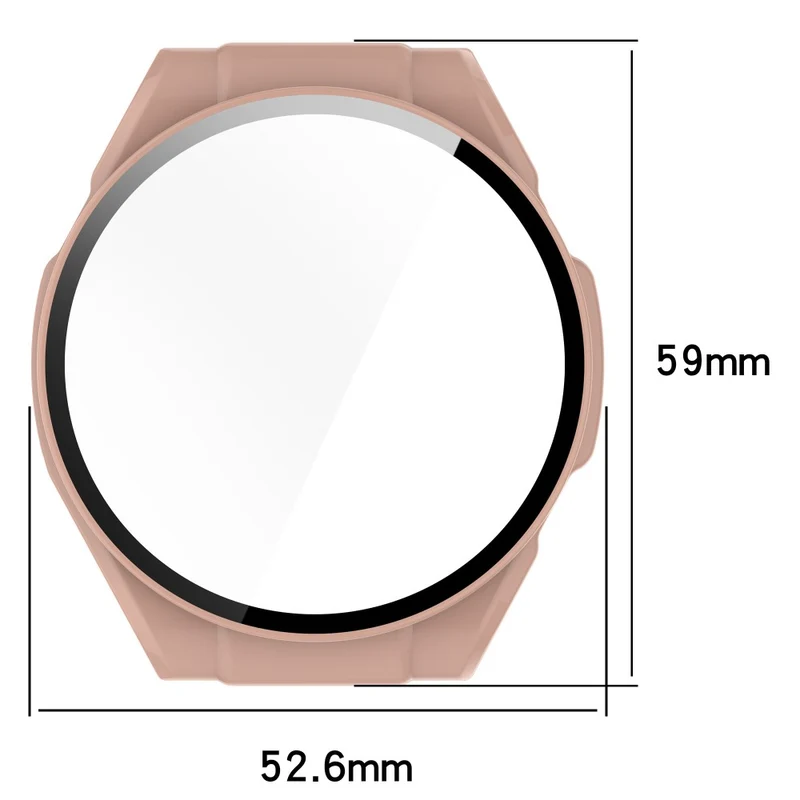 Auffallend Stilvoll Haylou Watch R8 Hülle mit Displayschutz in Glas