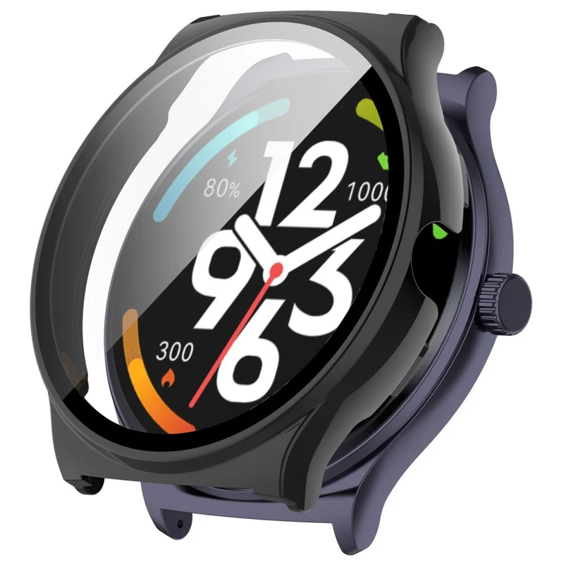 Haylou Solar Lite (R001) Hard Bump resistant Watch Frame Cover with Tempered Glass Screen Film