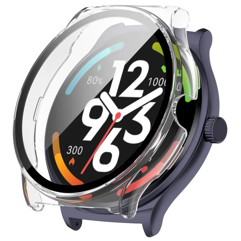 Haylou Solar Lite (R001) Hard Bump resistant Watch Frame Cover with Tempered Glass Screen Film