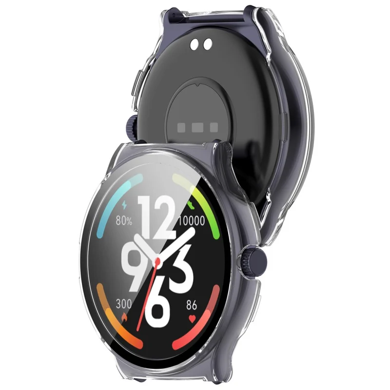 Haylou Solar Lite (R001) Hard Bump resistant Watch Frame Cover with Tempered Glass Screen Film