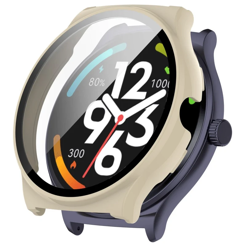 Haylou Solar Lite (R001) Hard Bump resistant Watch Frame Cover with Tempered Glass Screen Film