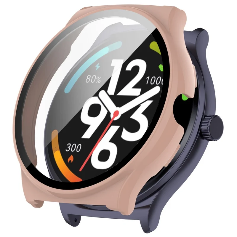 Haylou Solar Lite (R001) Hard Bump resistant Watch Frame Cover with Tempered Glass Screen Film