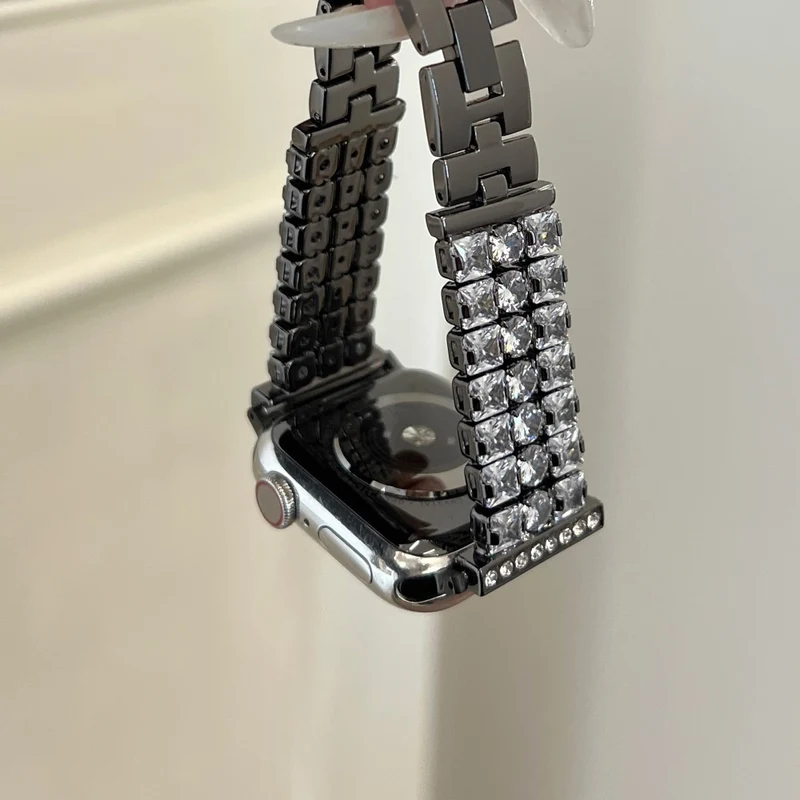 Absolut Elegant Apple Smartwatch Strass Universell Armband