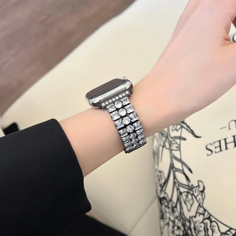Absolut Elegant Apple Smartwatch Strass Universell Armband