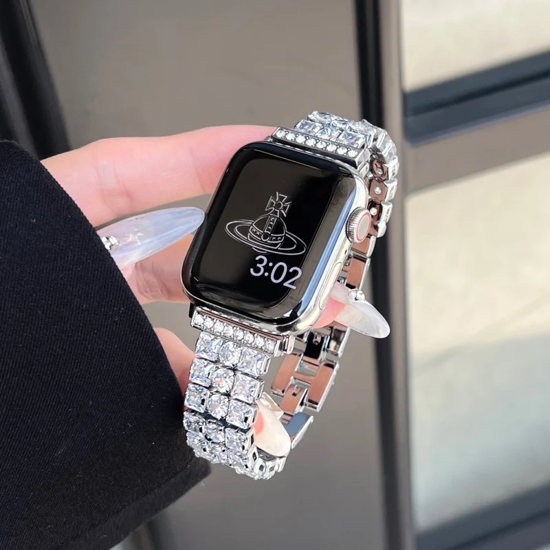 Absolut Elegant Apple Smartwatch Strass Universell Armband