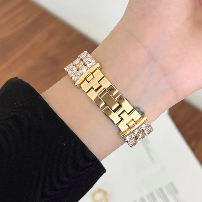 Absolut Elegant Apple Smartwatch Strass Universell Armband