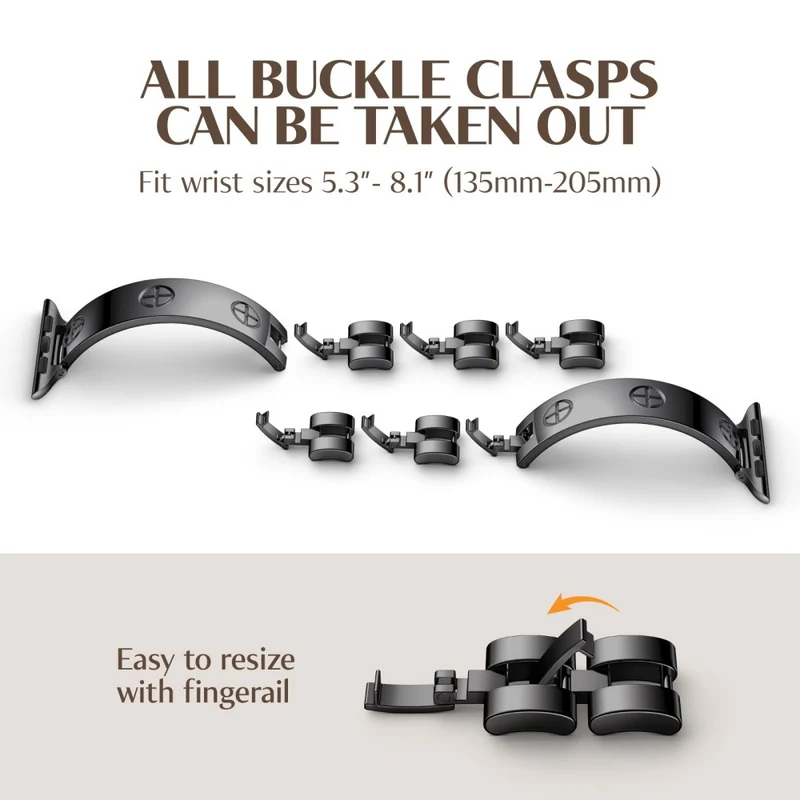 Bemerkenswert Langlebig Apple Smartwatch Metall Universell Armband