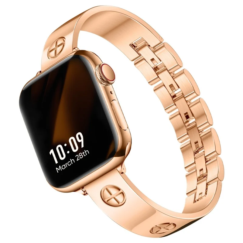 Bemerkenswert Langlebig Apple Smartwatch Metall Universell Armband