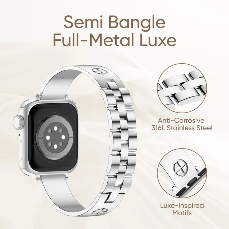 Bemerkenswert Langlebig Apple Smartwatch Metall Universell Armband