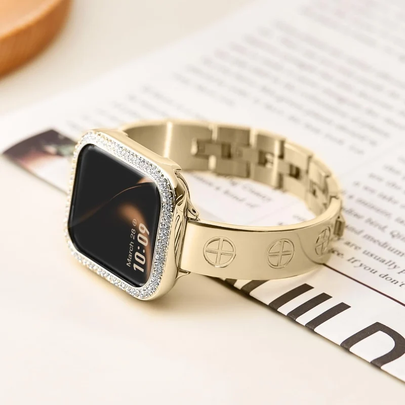 Bemerkenswert Langlebig Apple Smartwatch Metall Universell Armband