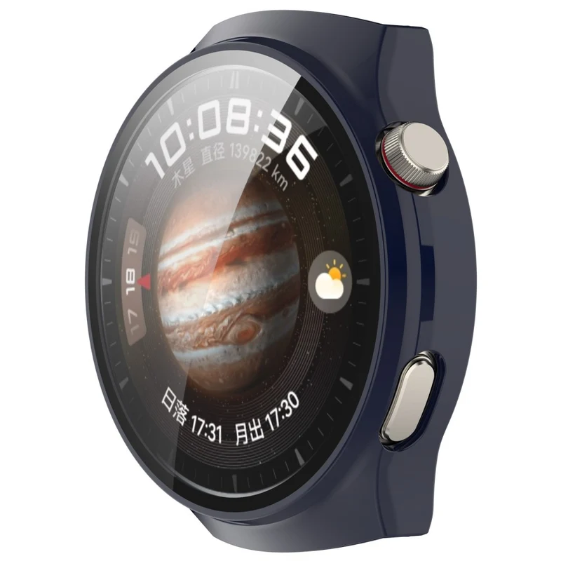 Absolut Modisch Huawei Watch 4 Pro Hülle mit Displayschutz in Glas