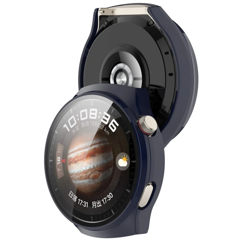 Absolut Modisch Huawei Watch 4 Pro Hülle mit Displayschutz in Glas