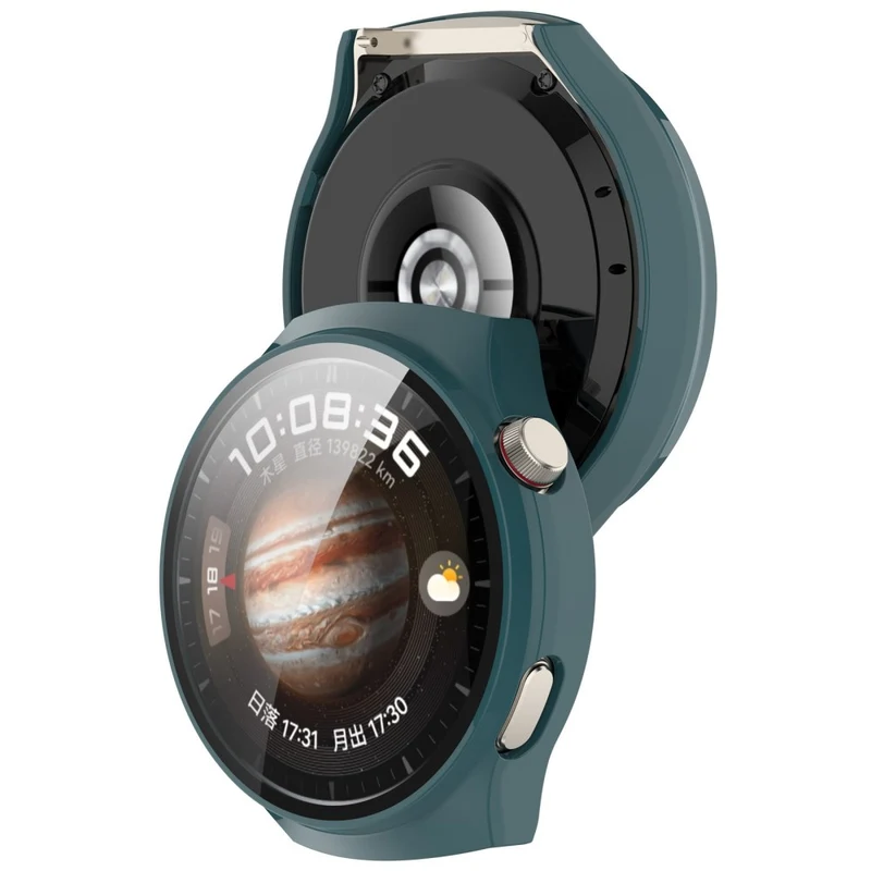Absolut Modisch Huawei Watch 4 Pro Hülle mit Displayschutz in Glas