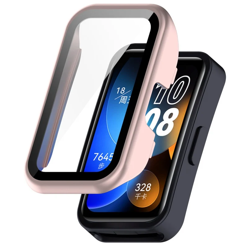 Mega Schön Huawei Band 8 / Huawei Band 9 Universell Hülle mit Displayschutz in Glas