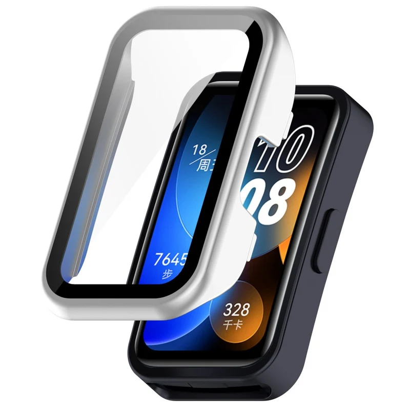 Mega Schön Huawei Band 8 / Huawei Band 9 Universell Hülle mit Displayschutz in Glas