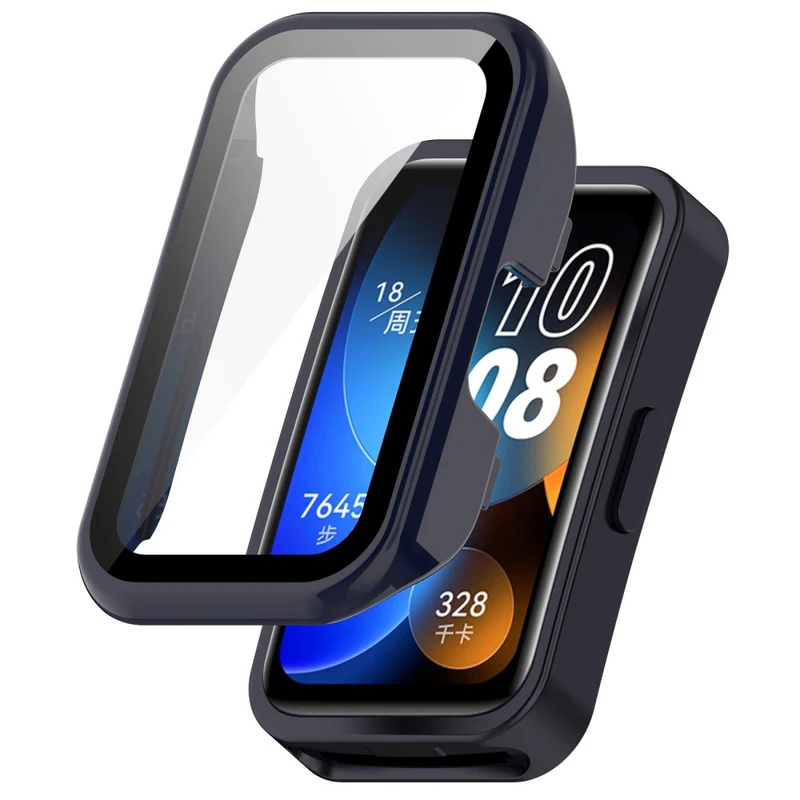 Mega Schön Huawei Band 8 / Huawei Band 9 Universell Hülle mit Displayschutz in Glas