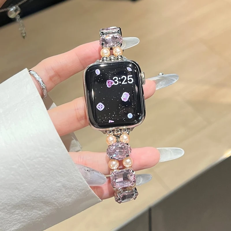 Mega Elegant Apple Smartwatch Stein Universell Armband