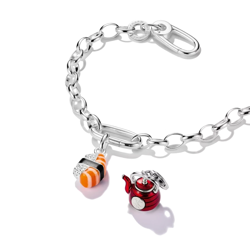 Charm-Anhänger Sushi Connect Silber