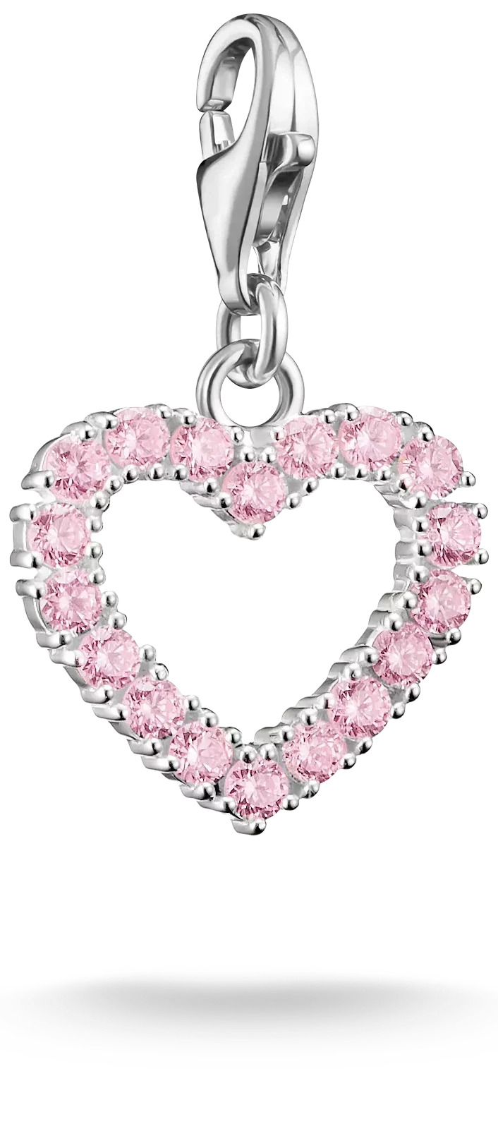Damen Charm-Anhänger mit pinken Zirkonia - Thomas Sabo Modell: 2241-051-9