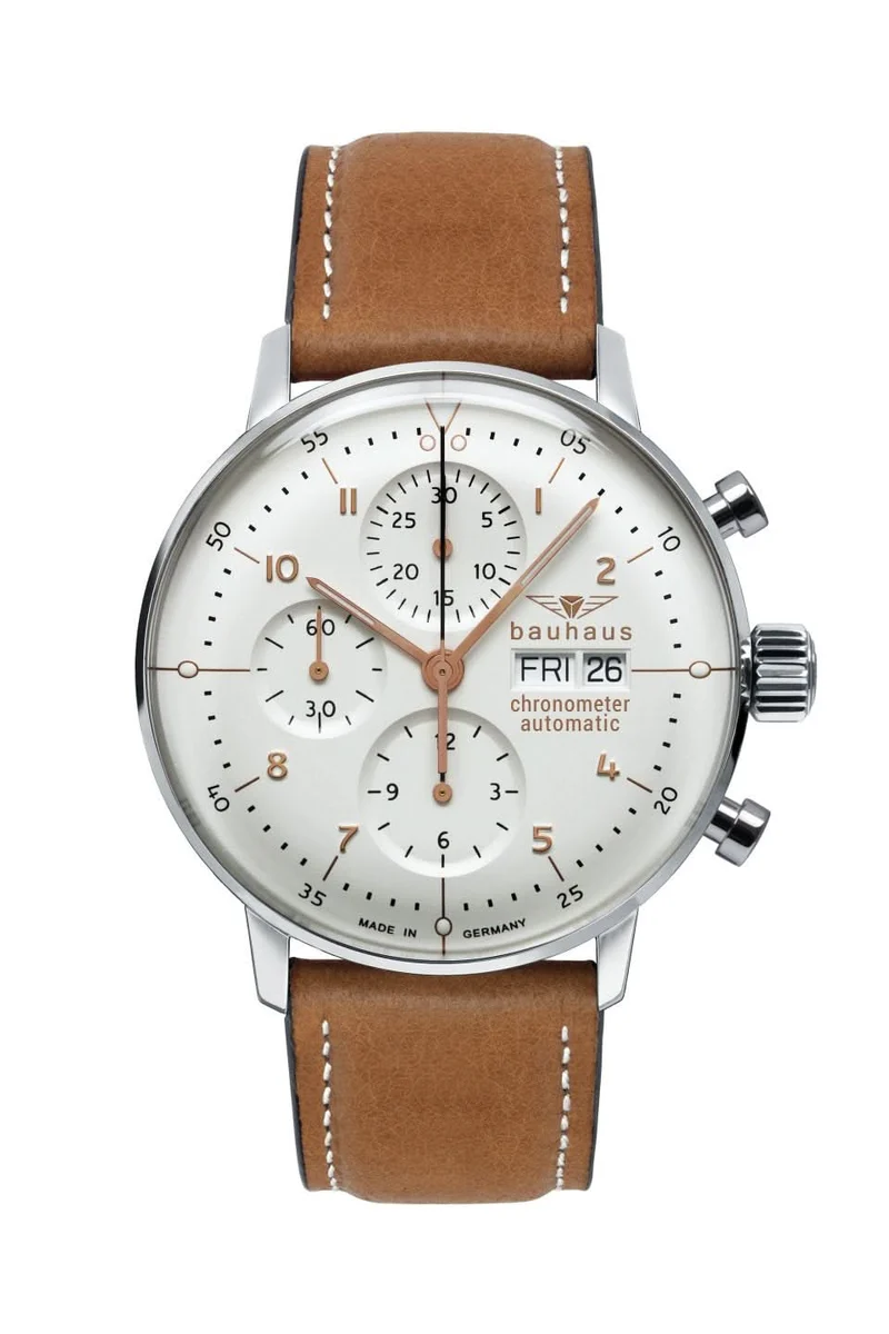 Bauhaus Dessau 2018-1 Herrenuhr • Made in Germany • Automatik Chronograph