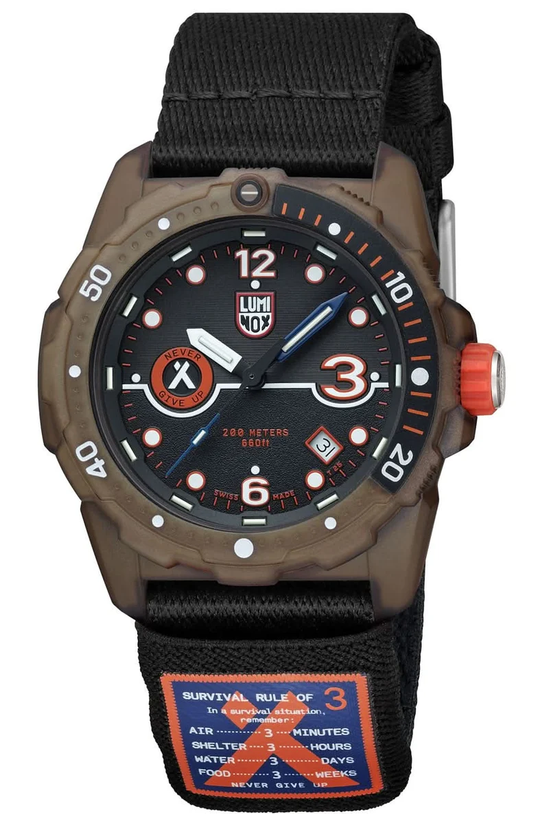 Luminox Bear Grylls Survival XB.3721.ECO Herrenuhr • LLT Leuchtsystem • Ocean-Plastic