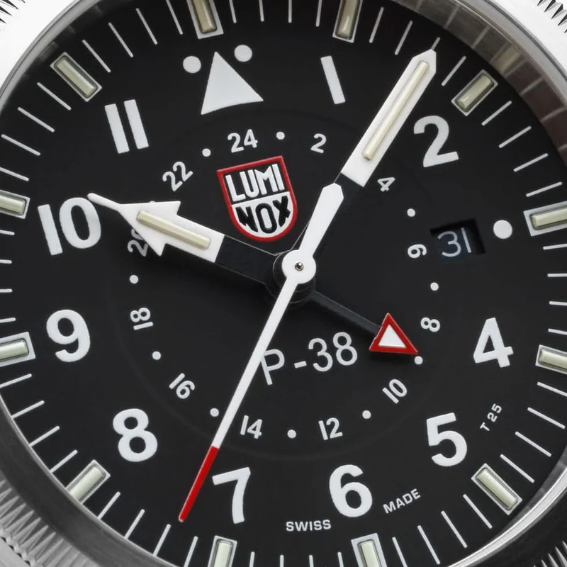Luminox P-38 Lightning XA.9521 Herrenuhr • GMT-Funktion • LLT Leuchtsystem