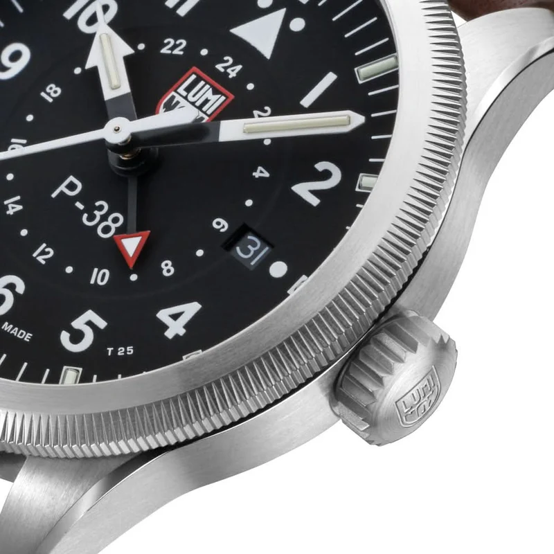 Luminox P-38 Lightning XA.9521 Herrenuhr • GMT-Funktion • LLT Leuchtsystem
