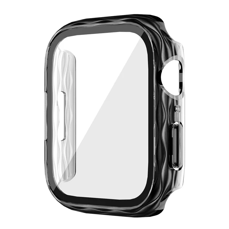 Schützend Apple Watch Series 7 45mm / Apple Watch Series 9 45mm Universell Hülle mit Displayschutz in Glas