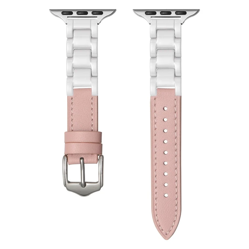 Sehr Angenehm Apple Smartwatch Metall Und Kunstleder Universell Armband
