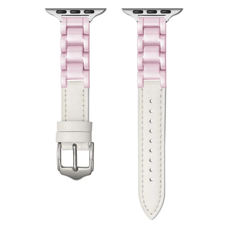 Sehr Angenehm Apple Smartwatch Metall Und Kunstleder Universell Armband