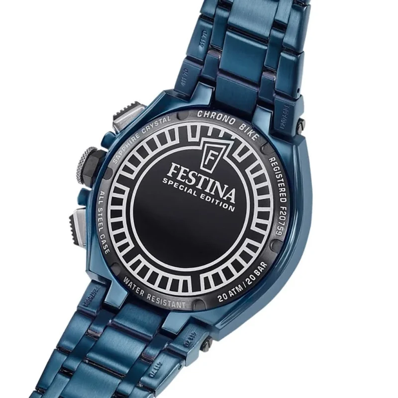 Festina Chrono Bike F20757/1 Herrenuhr • 20 bar Wasserdichtigkeit • Set mit Wechselband