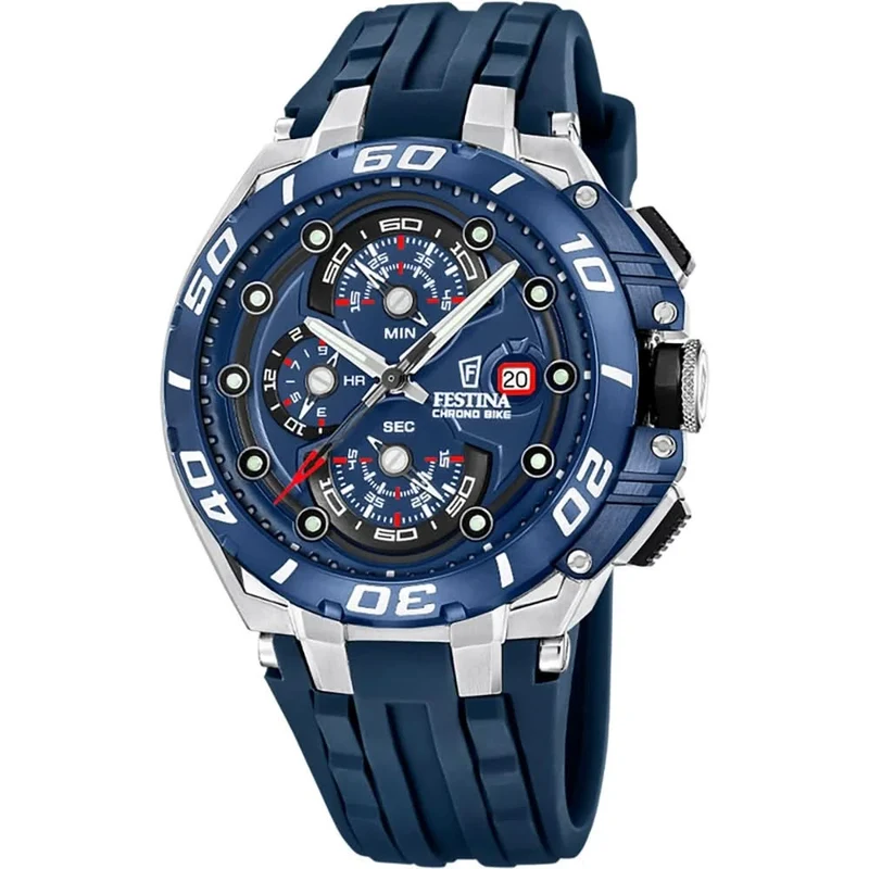 Festina Chrono Bike F20755/4 Herrenuhr • Sportliches Chronographen-Design • Wasserdicht bis 20 ATM