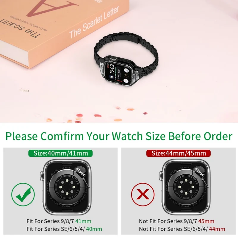 Sehr Haltbar Apple Smartwatch Strass Universell Armband