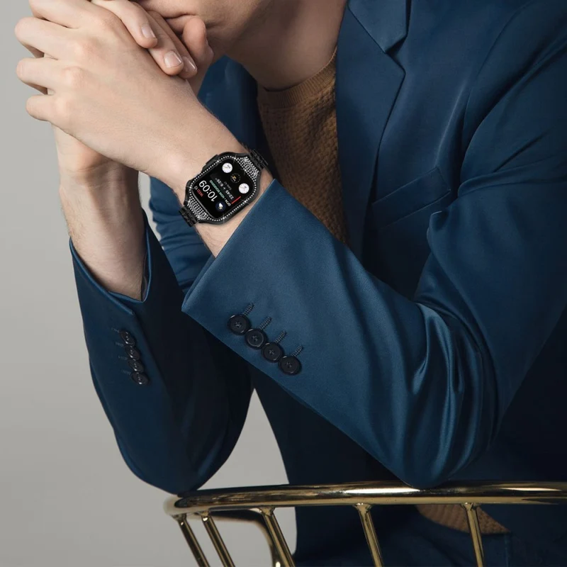 Sehr Haltbar Apple Smartwatch Strass Universell Armband