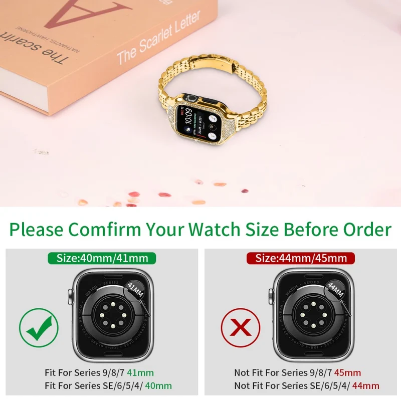 Sehr Haltbar Apple Smartwatch Strass Universell Armband
