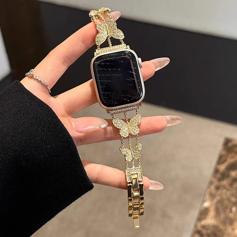 Super Stylisch Apple Smartwatch Metall Universell Armband