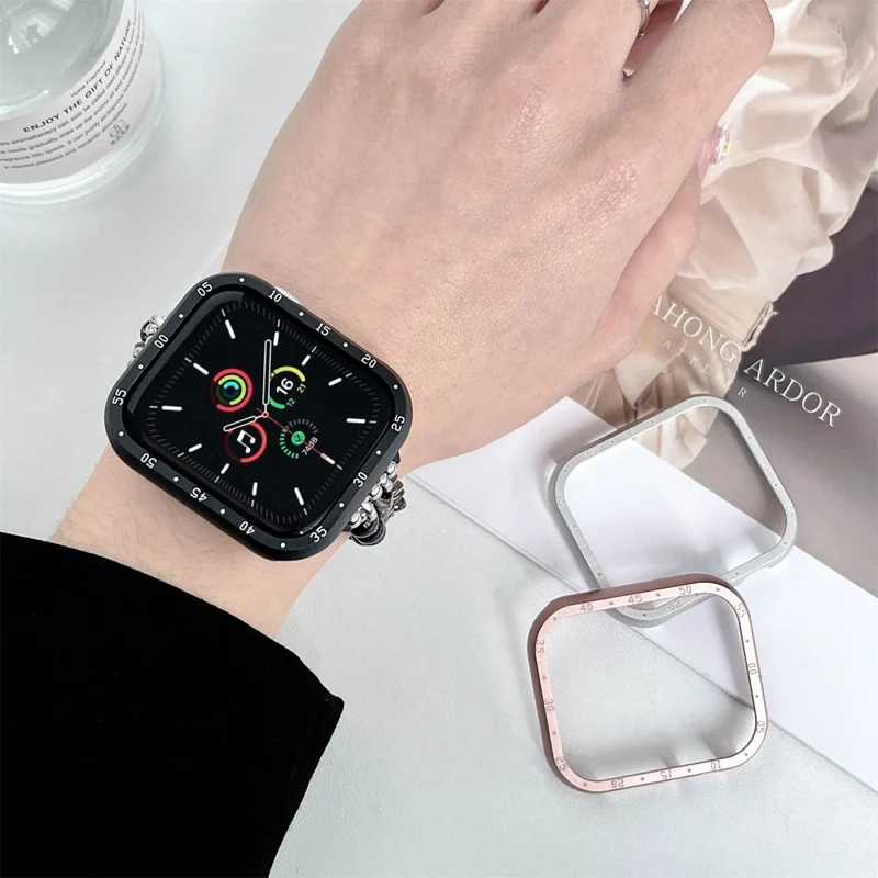 Apple Watch Series 1-3 38mm Schützende Metall Bumper