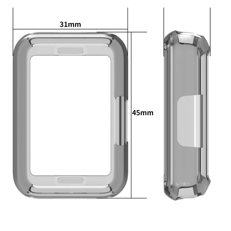 Samsung Galaxy Fit 3 Transparent Silikon Bumper