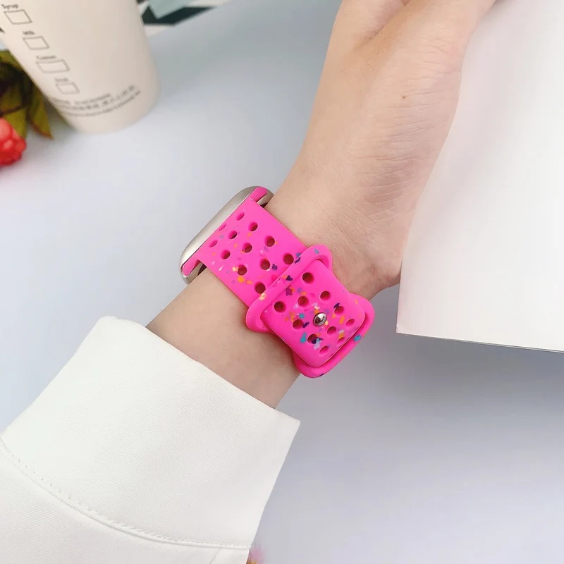 Wirklich Angenehm Apple Smartwatch Silikon Universell Armband