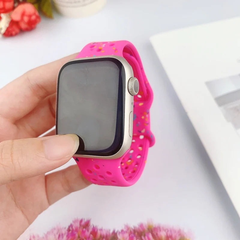 Wirklich Angenehm Apple Smartwatch Silikon Universell Armband